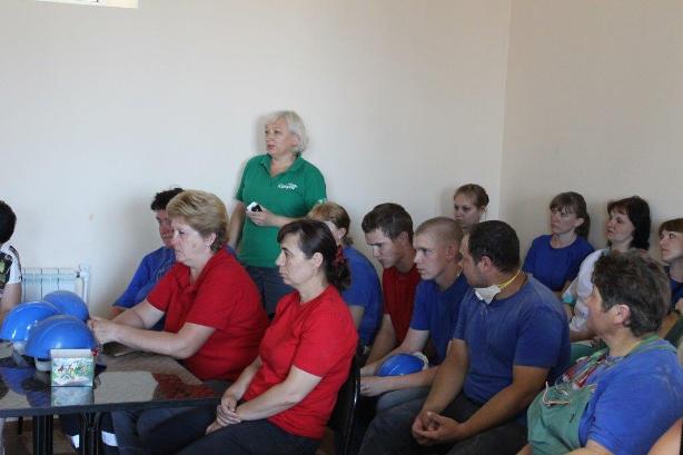 Встреча с сотрудниками Гречишкинской зерновой компании